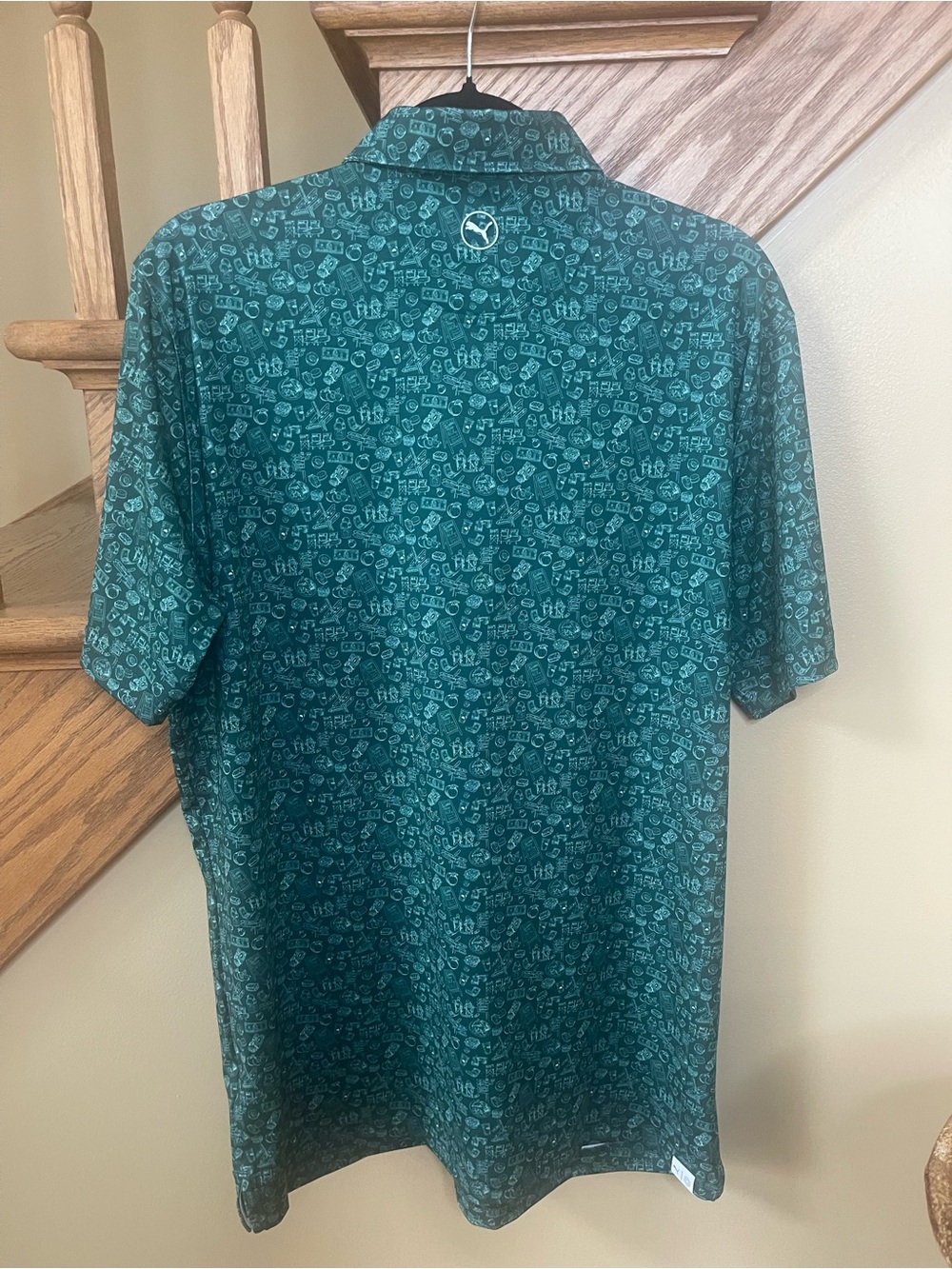 NWT PUMA MATTR DARK MYRTLE HIGH PERFORMANCE MENS GOLF POLO 4-WAY STRETCH SIZE M - Picture 8 of 14